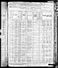 1880 Census, Monroe township, Mahaska county, Iowa