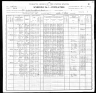 1900 Census, Clines township, Catawba county, North Carolina