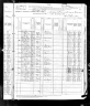 1880 Census, Center township, Hancock county, Indiana
