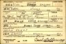 WWII Draft Registration, Carl Winford Galloway